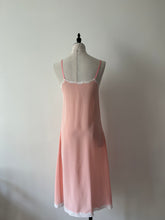 Load image into Gallery viewer, Vintage 1950s silk slip dress blush pink